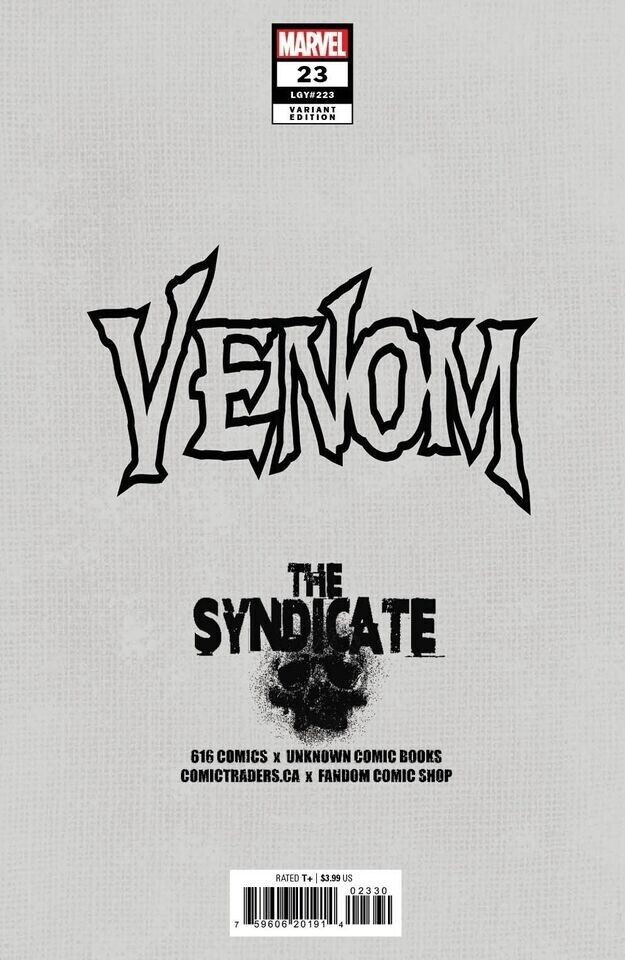 π₯π· VENOM #23 JUNGGEUN YOON 616 Secret Trade Dress Variant