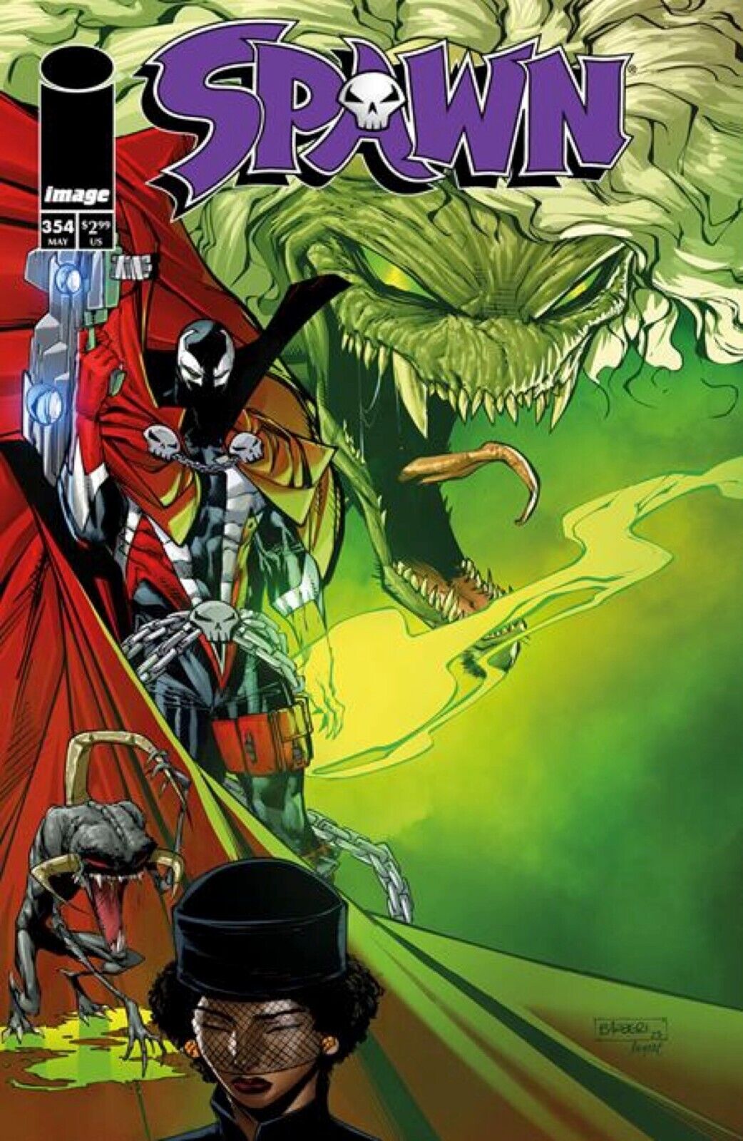 ๐ฟ SPAWN #354 CVR B CARLO BARBERI VARIANT *6/19/24