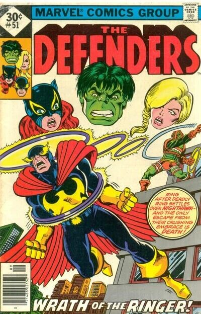 Defenders #51 Whitman Variant A FN 1977