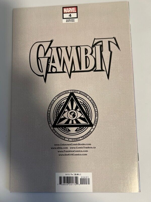 ๐ฅโ๏ธ GAMBIT #4 TONY DANIEL Unknown 616 Comics Trade Dress Variant ROGUE