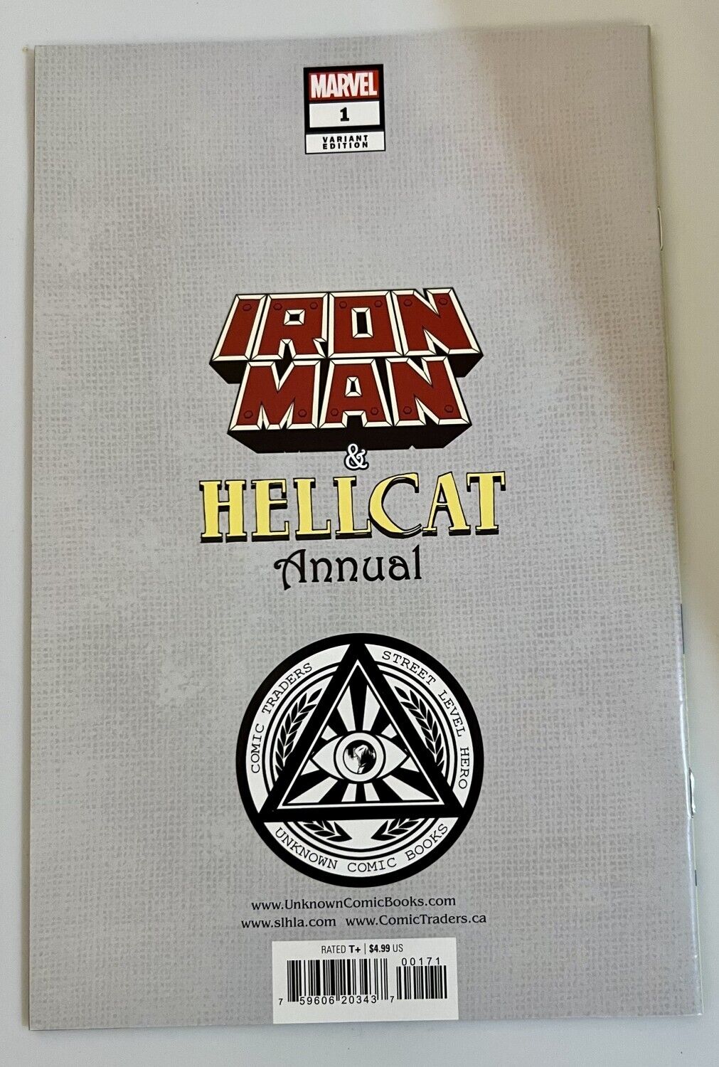 π₯ IRON MAN & HELLCAT ANNUAL #1 IVAN TAO Unknown 616 Trade Dress Variant
