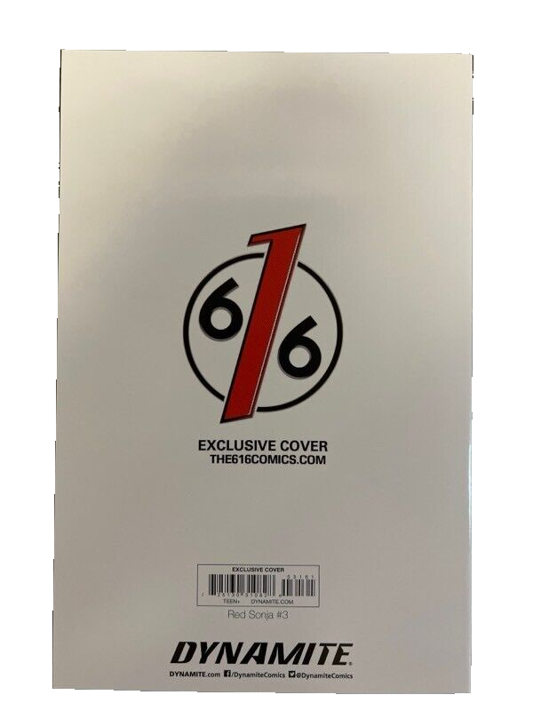 π₯π¨π‘ RED SONJA #3 PAOLO PANTALENA 616 Virgin Variant LTD 500 COA 2021