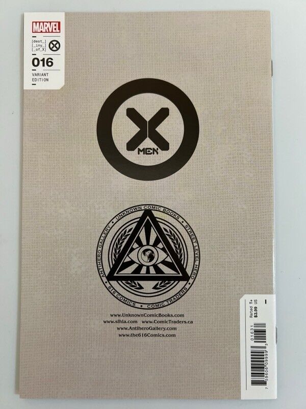 π₯βοΈ X-MEN #16 MIGUEL MERCADO Jean Grey Unknown 616 Comics Virgin Variant