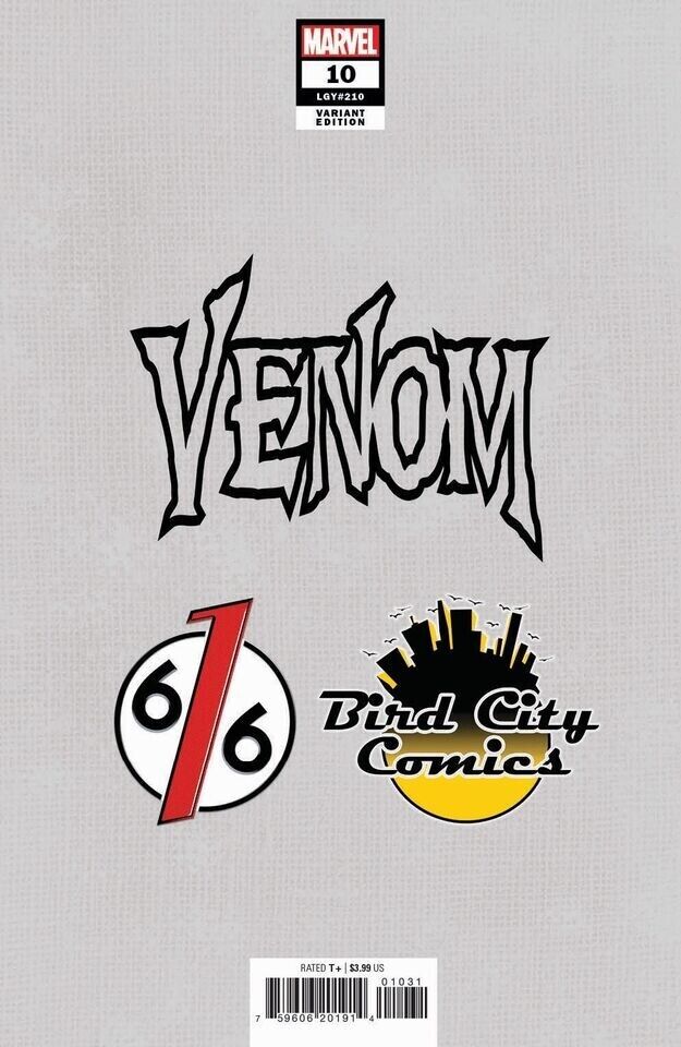π₯π· VENOM 10 LUCIO PARRILLO 616 Comics Trade Dress Variant