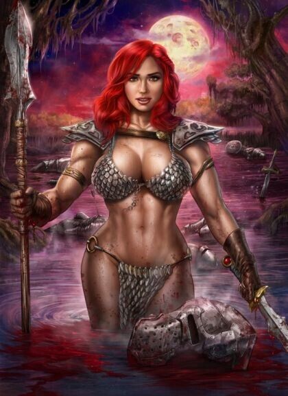 π₯π‘ IMMORTAL RED SONJA #1 DOMINIC GLOVER Unknown 616 Virgin Variant