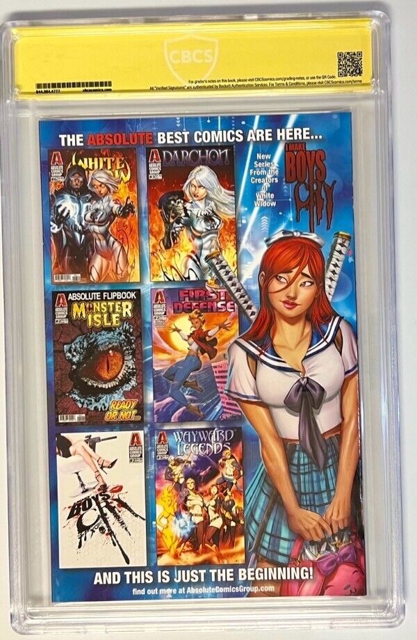 Darchon #2 Variant CREEES I Make Boys Cry Holo Foil CBCS Signature Graded 9.8
