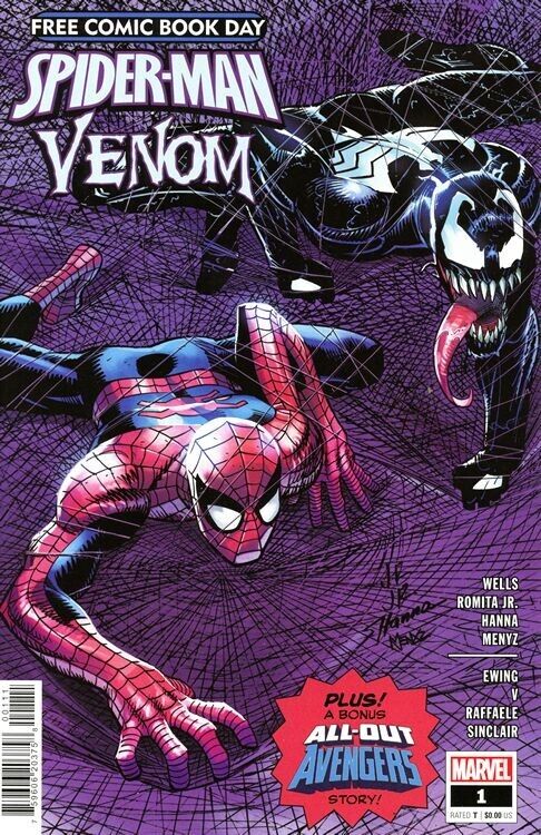 Spider-Man Venom FCBD 1A Romita 2022 Stock Image
