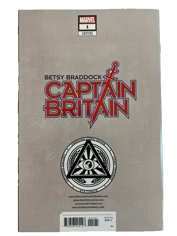 π₯ BETSY BRADDOCK CAPTAIN BRITAIN 1 MIGUEL MERCADO Trade Dress Variant