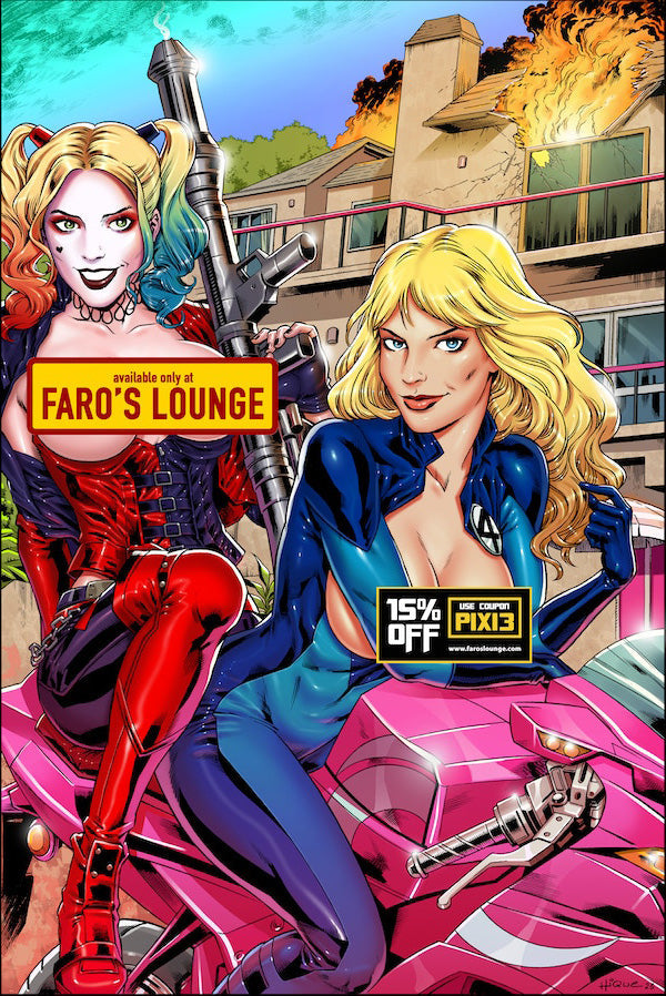 Faro's Sui-Cycle Series 3 – Digital Download | Motoko Kusanagi & Battle Angel Alita Akira Chopper Mature Pinup Art