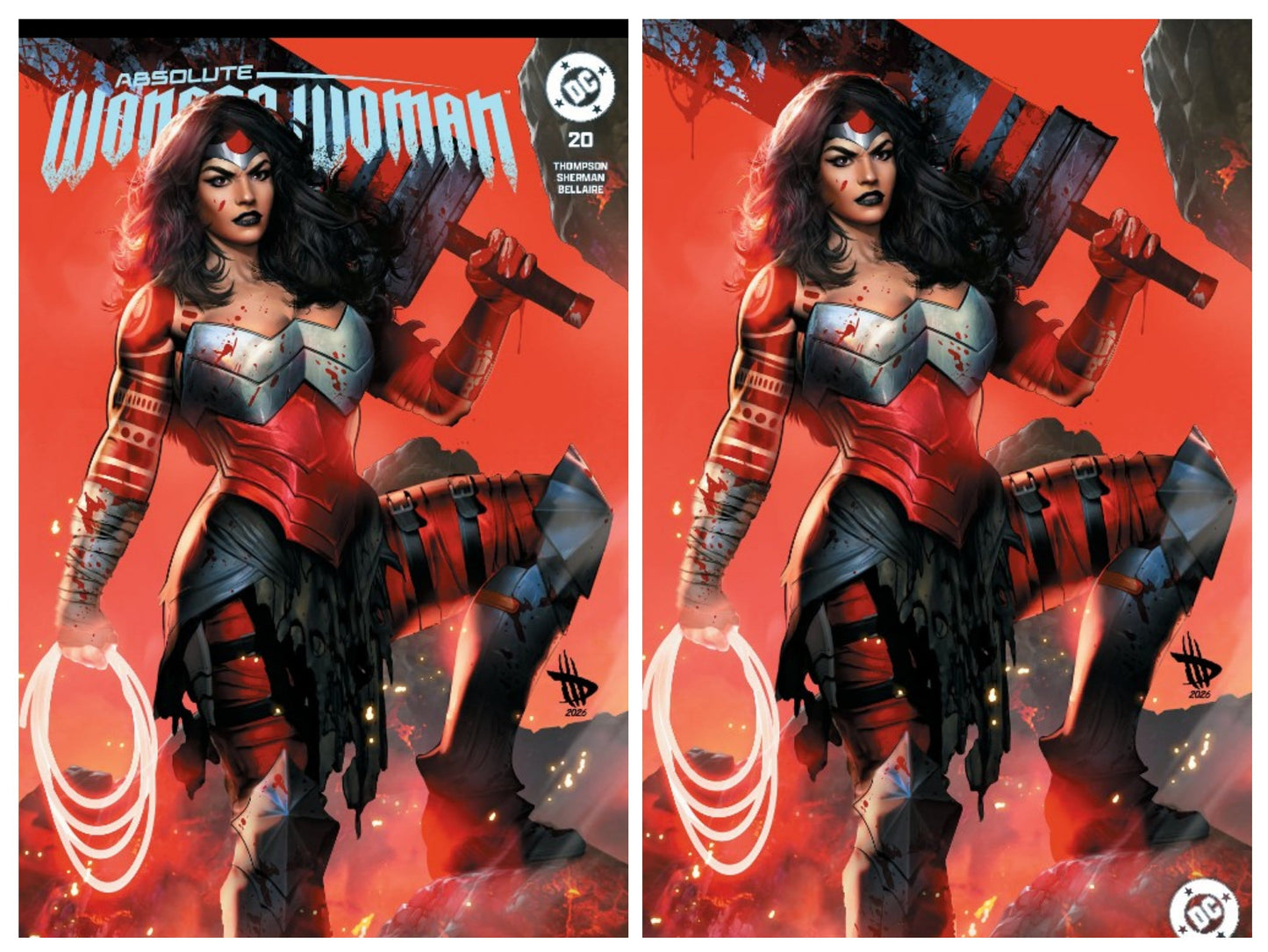 Absolute Wonder woman #20 David Wilkins set