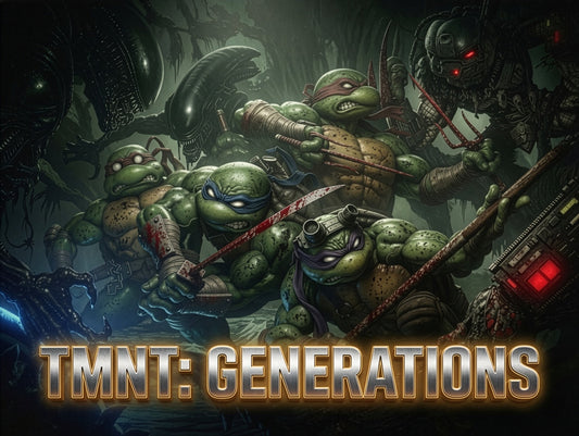 TMNT Generations – Digital Download | Teenage Mutant Ninja Turtles vs Aliens & Predator Art Collection