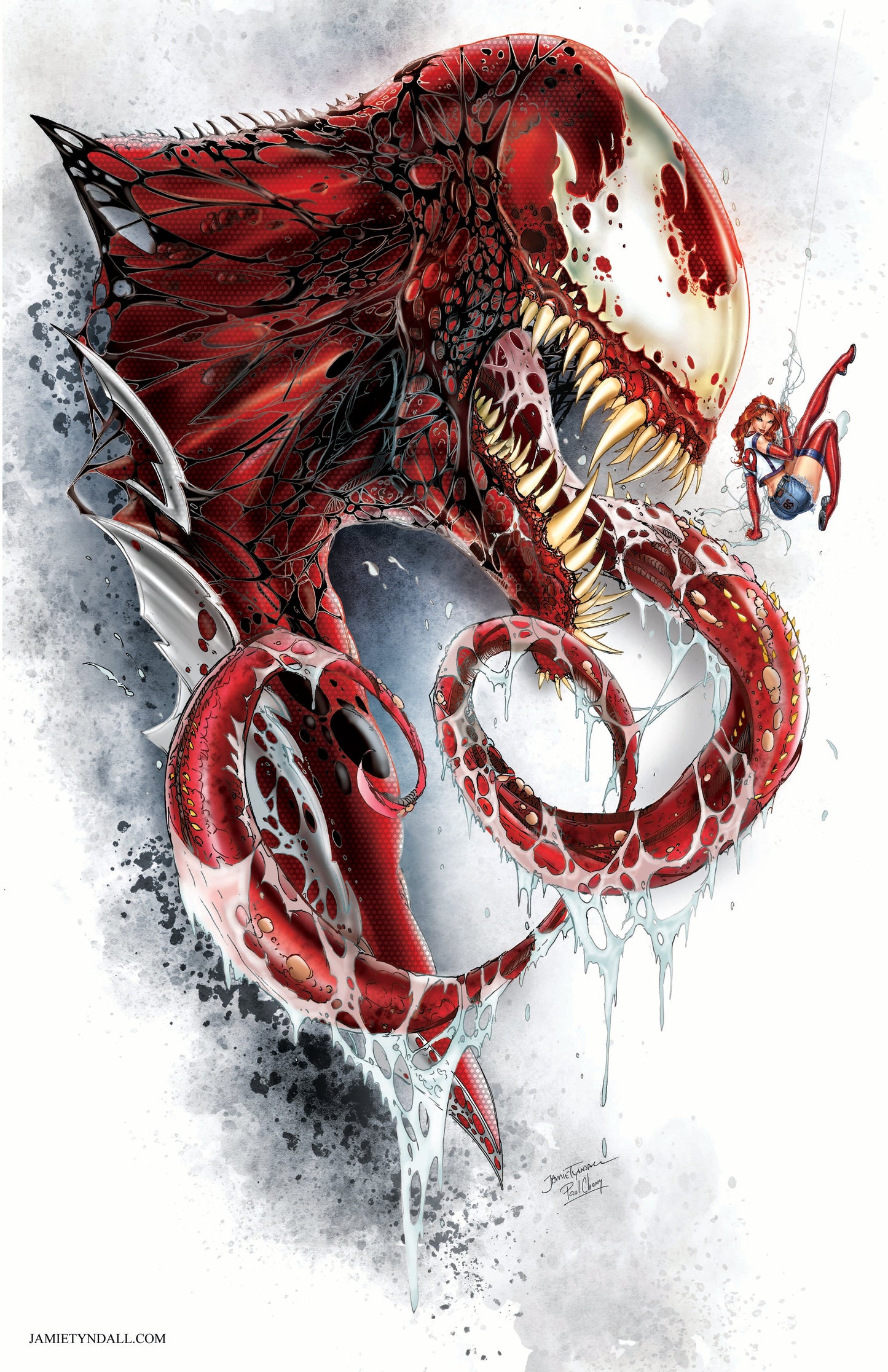 Carnage Bust Print