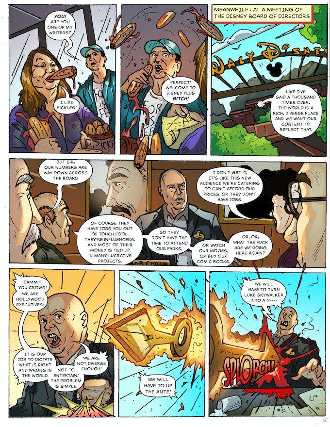 Zeldara: The Mistress of Mars #7 – Digital Download | Darth Disney & The Nutless League vs Mickey Mouse Mature Full-Color Comic