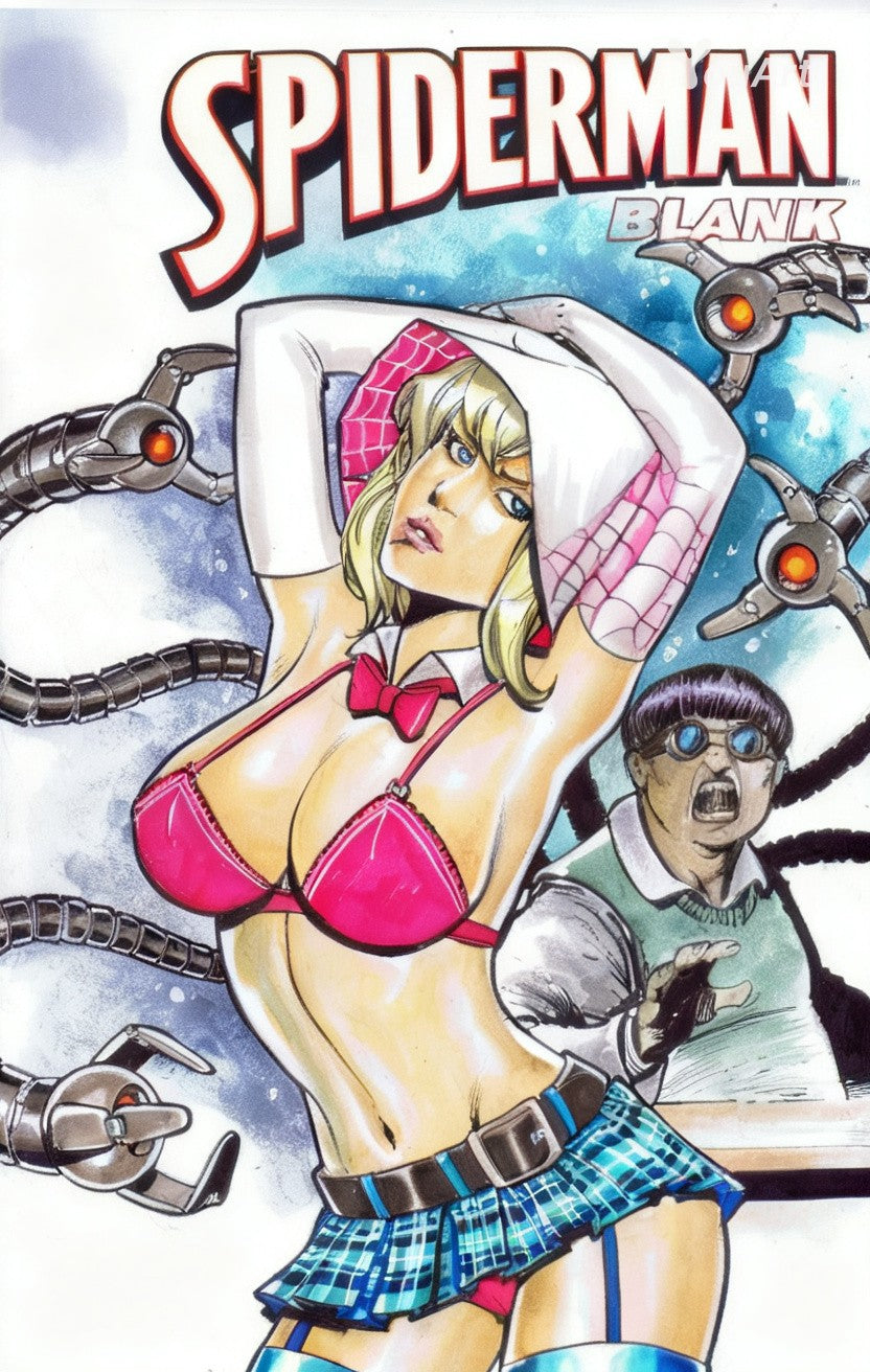 ARACNAPHORIA #1 – Spider-Sable Mature LTD 44 | Silver Sable Crouching Spider Cover by Jose Varese