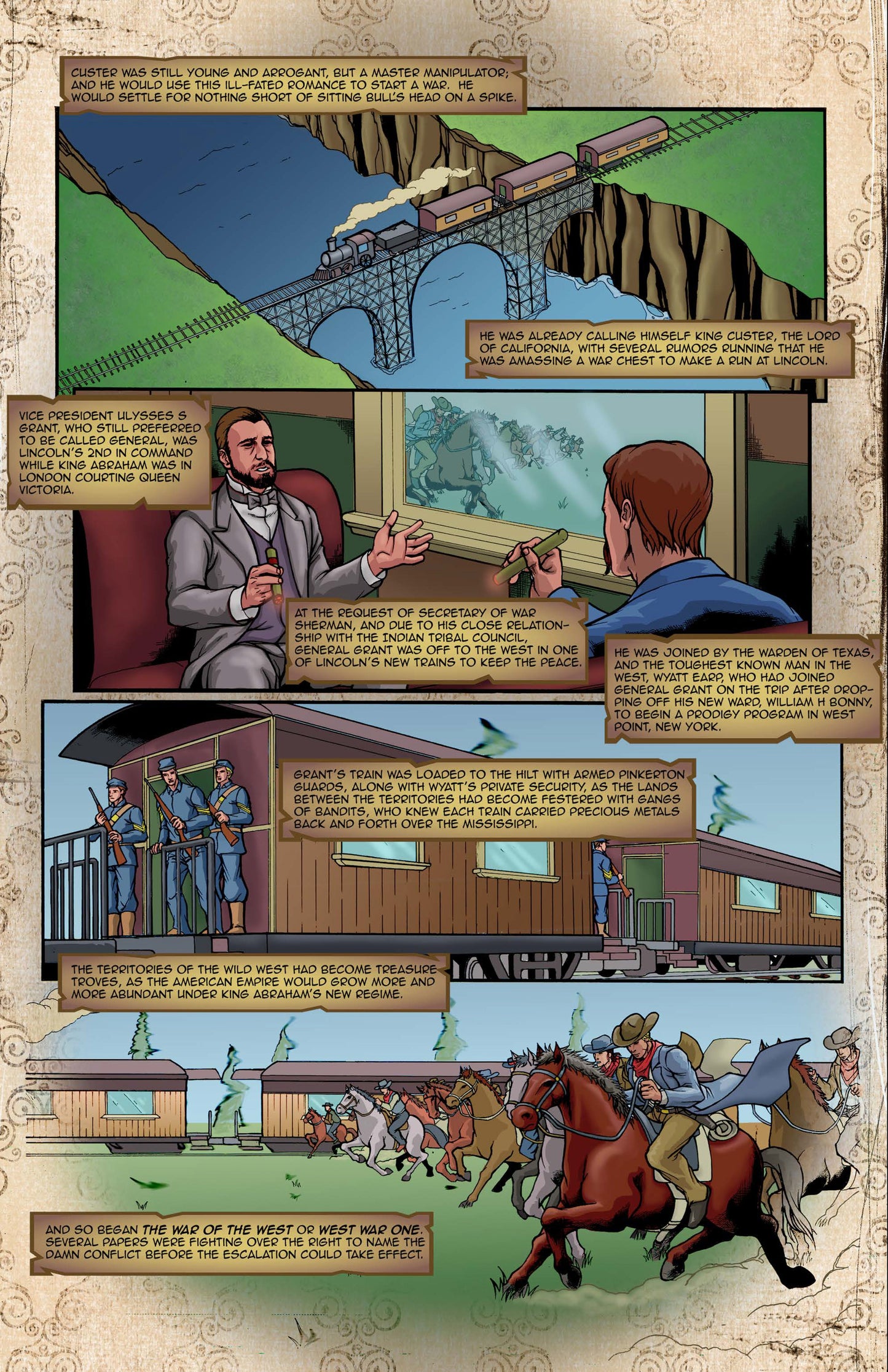 Faro: Book 5 – Ghost Raider Cover | Mature Full-Color Graphic Novel by Jose Varese