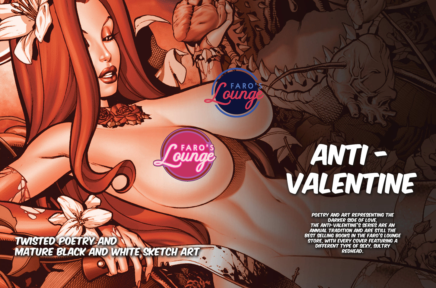 Anti-Valentine's #3 – Pulp Fiction Bondage Cover with Jessica Rabbit & Roger by Faro Kane
