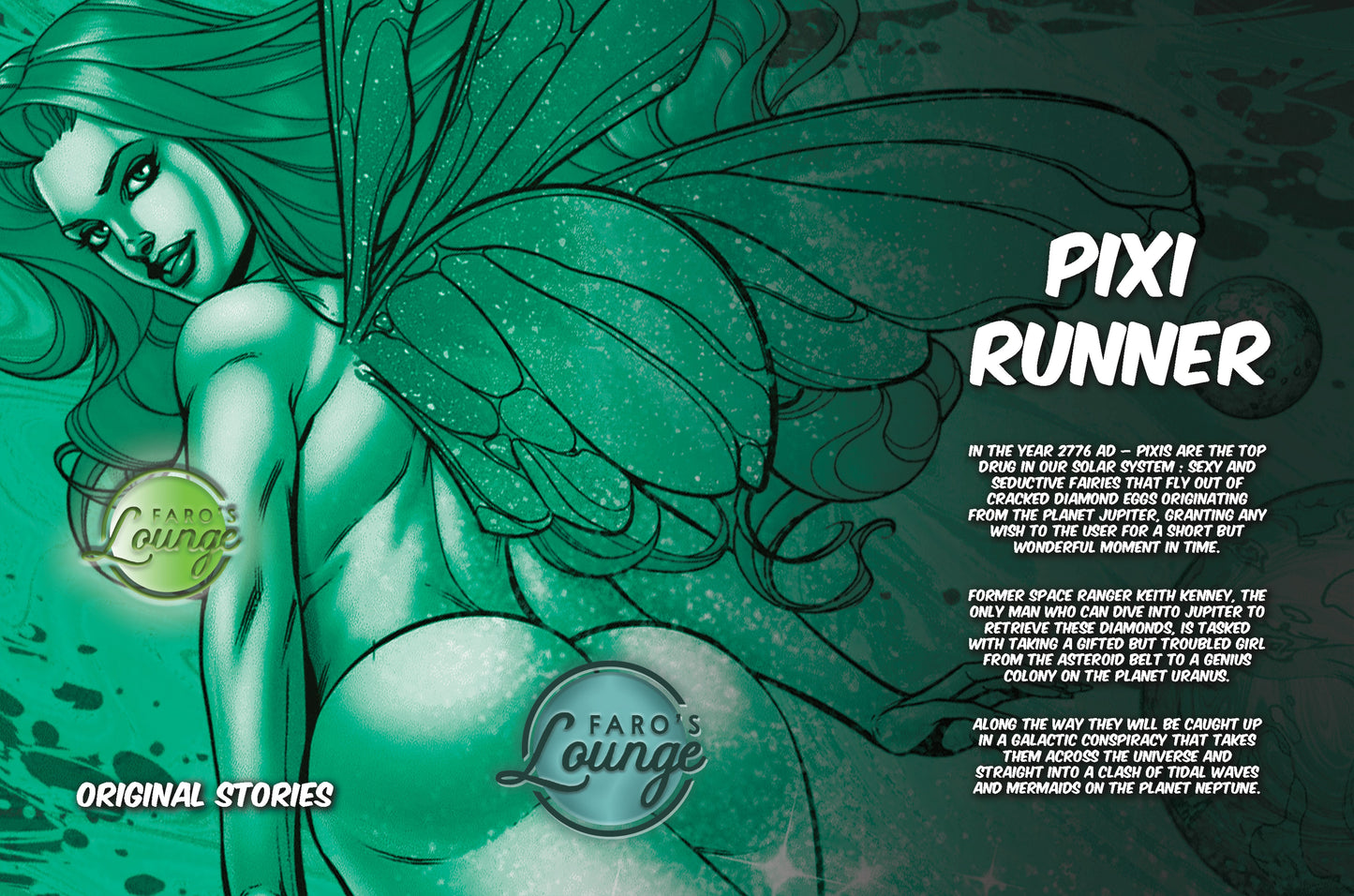 Pixi Runner #4 – Digital Download | Alpha Centurion Assassin LXC Mature Full-Color Sci-Fi Comic