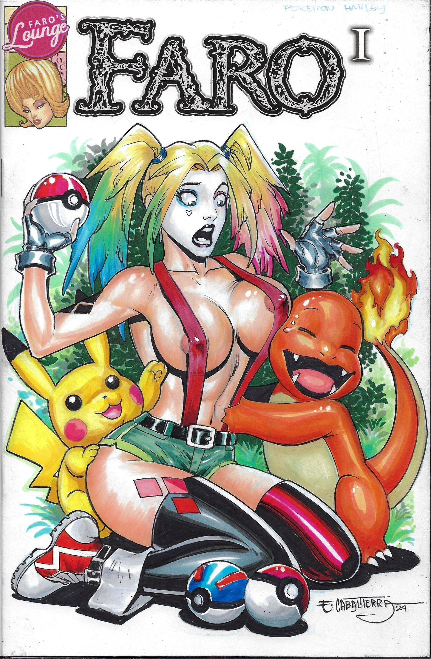Happy Harley Days #4 – Digital Download | UFC Harley Quinn & Slave Leia Harley Mature Full-Color Pinup Art & Commissions