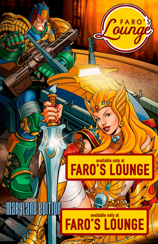 American Safari Sketchbook – She-Ra & Judge Dredd in Mega City | Maryland Edition | Faro's Lounge