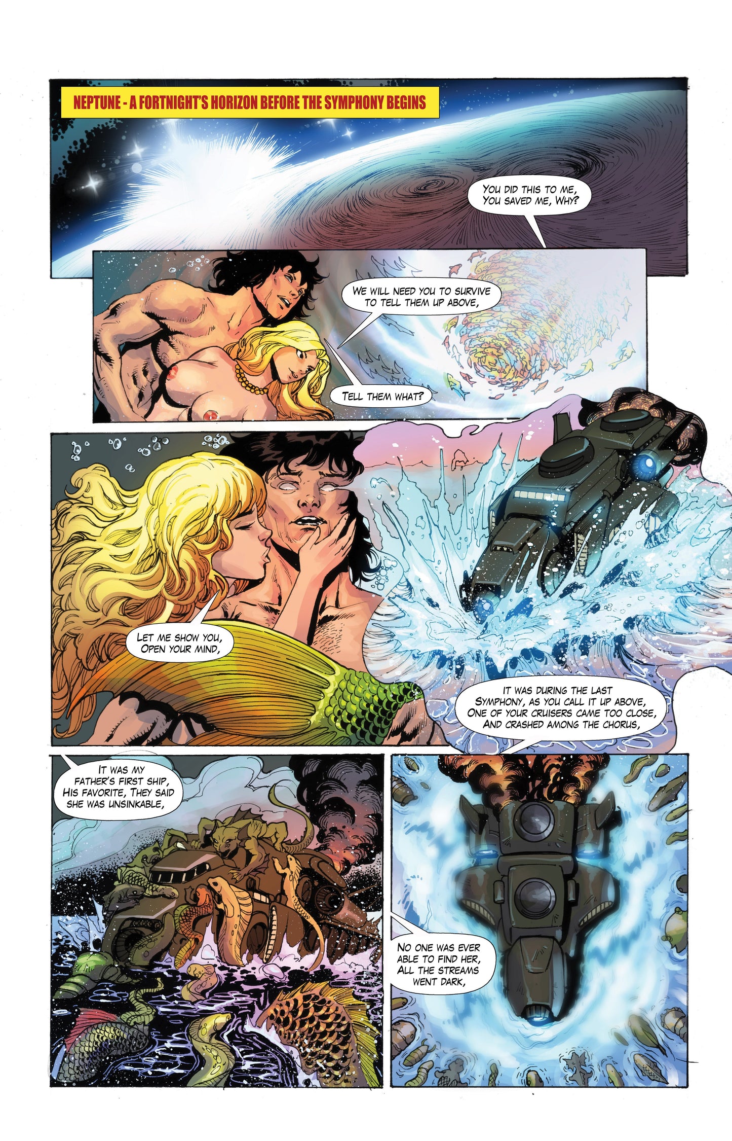 Pixi Runner #3 – Tamberain the Mermaid | Mature Sci-Fi Comic | Faro's Lounge