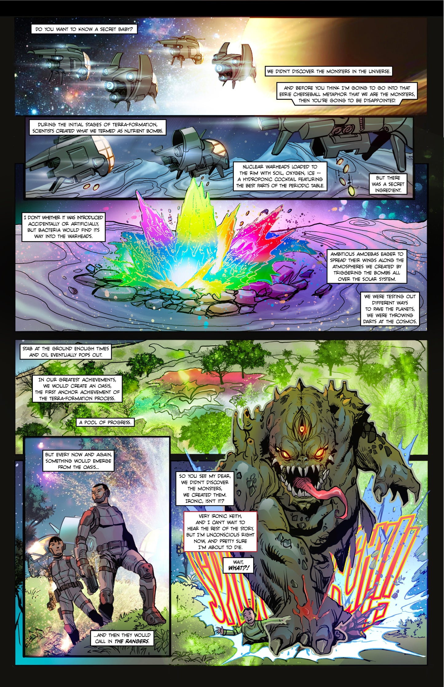 Pixi Runner #6 – Digital Download | Mermaid Ménage à Trois & Lap Dance Cover Mature Full-Color Sci-Fi Comic