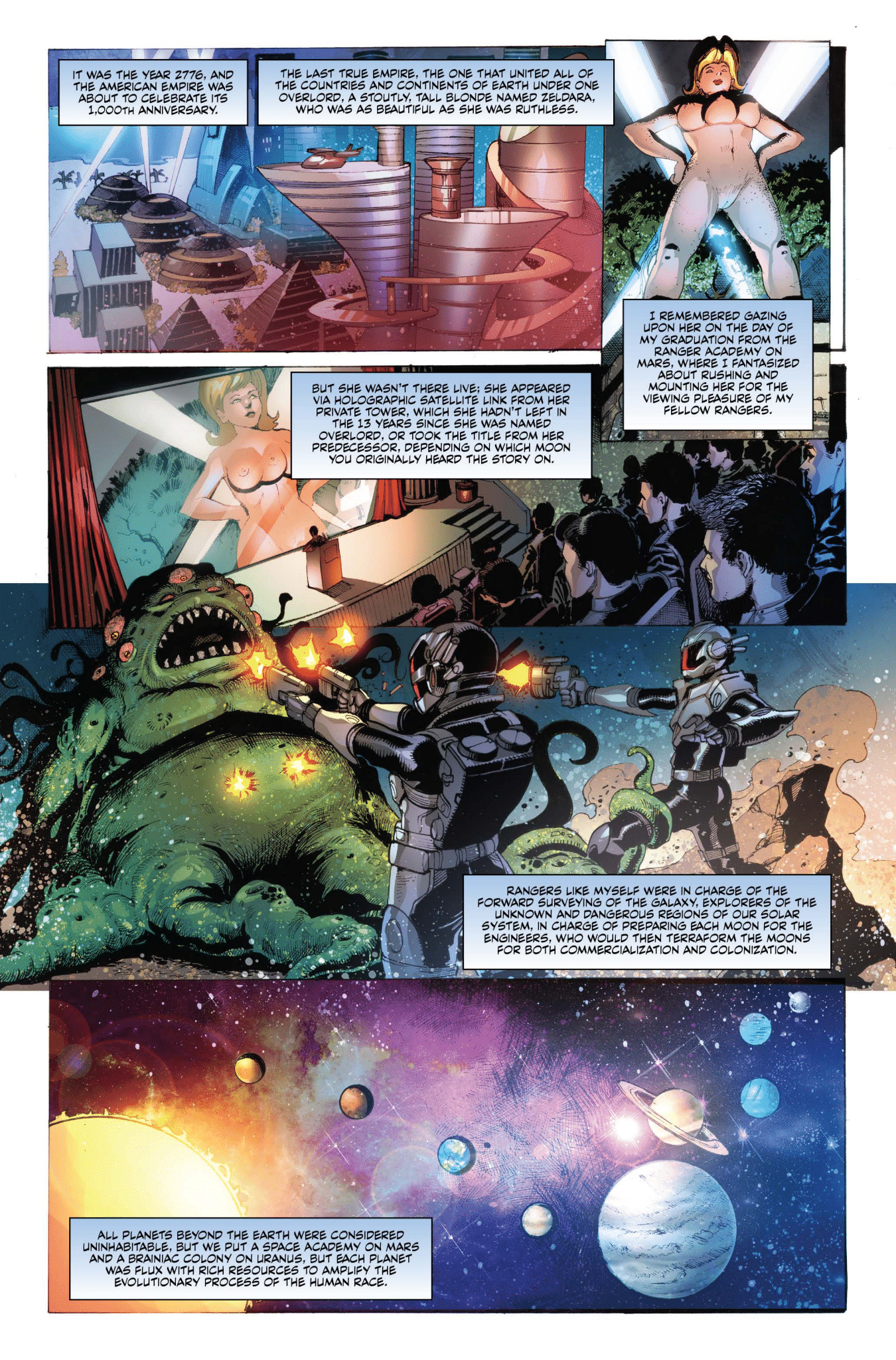 Pixi Runner #1 – Sci-Fi Adult Comic by Faro Kane