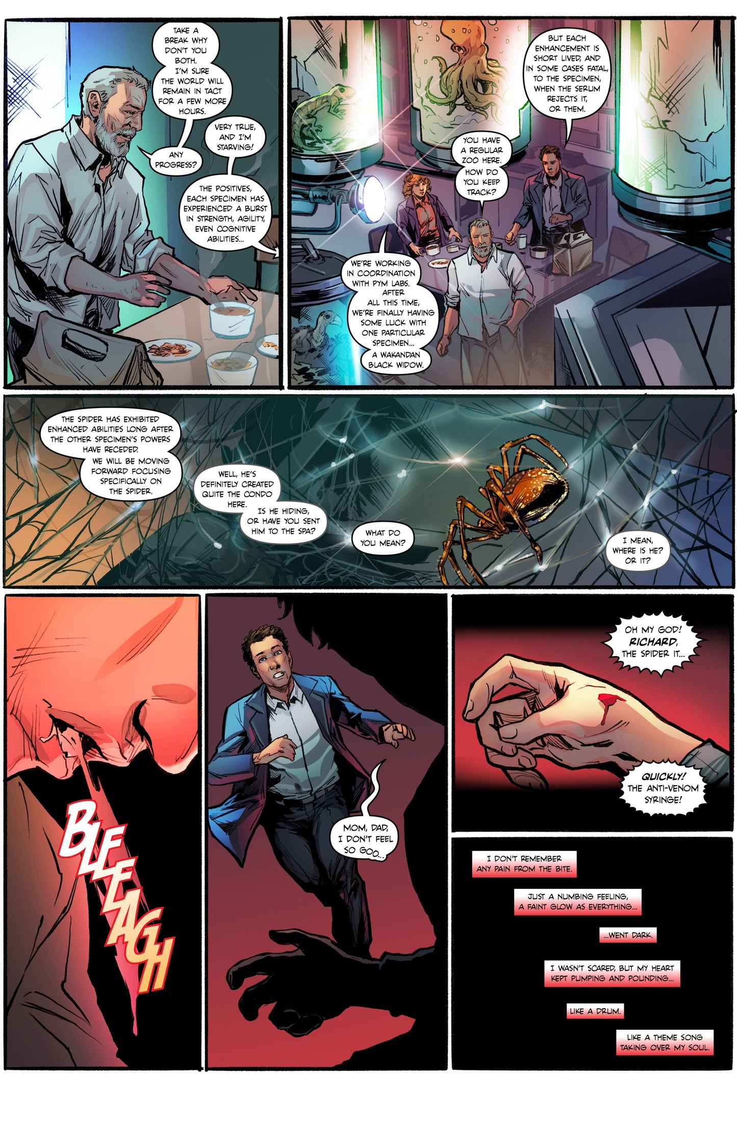 The AracKnight Chapter 1 – Digital Download | Yakuza Black Cat Spider-Man Dark Reinvention Mature Full-Color Comic