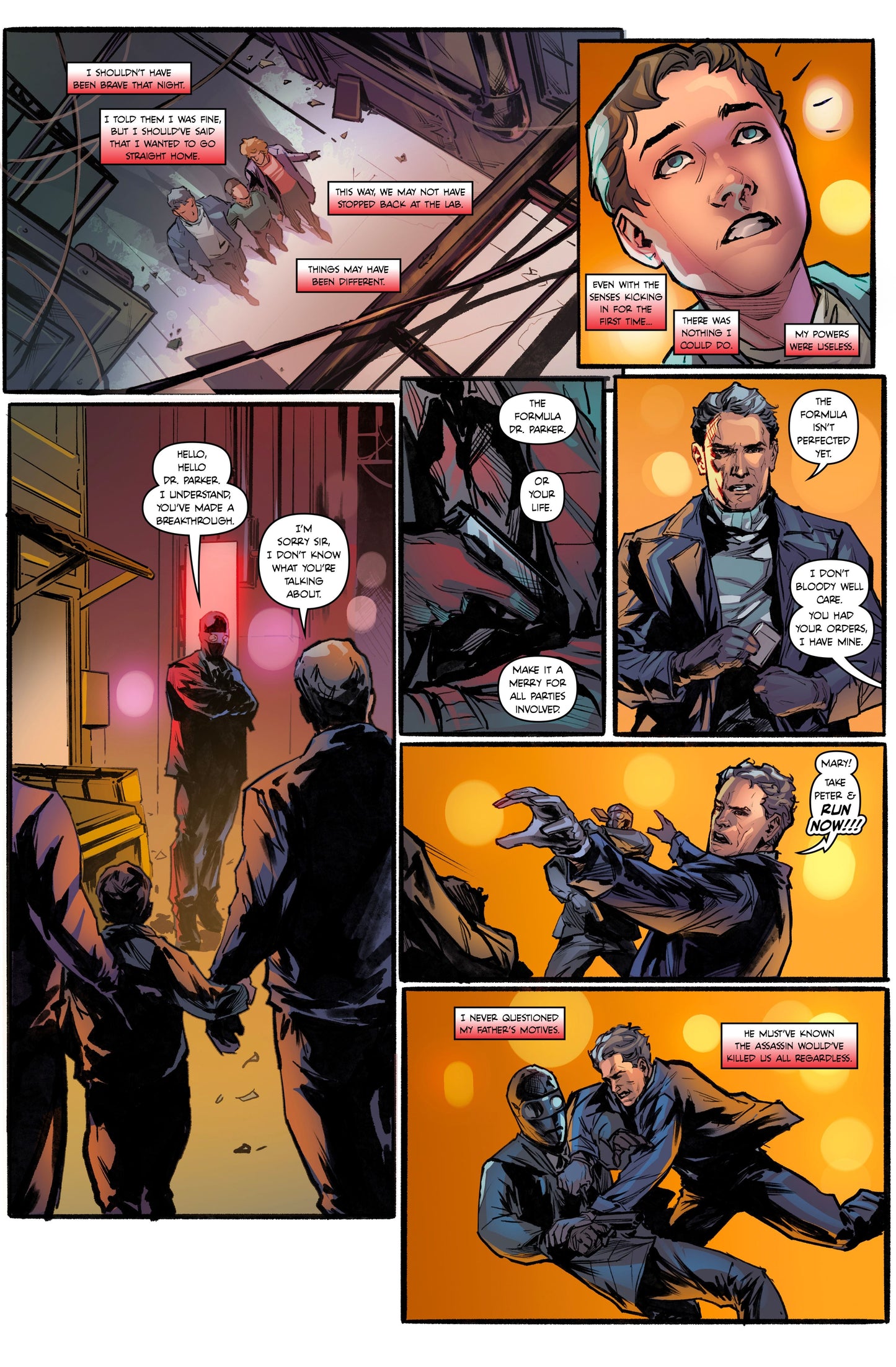 The AracKnight Chapter 1 – Digital Download | Spider-Man vs Kraven the Hunter Dark Reinvention Mature Full-Color Comic