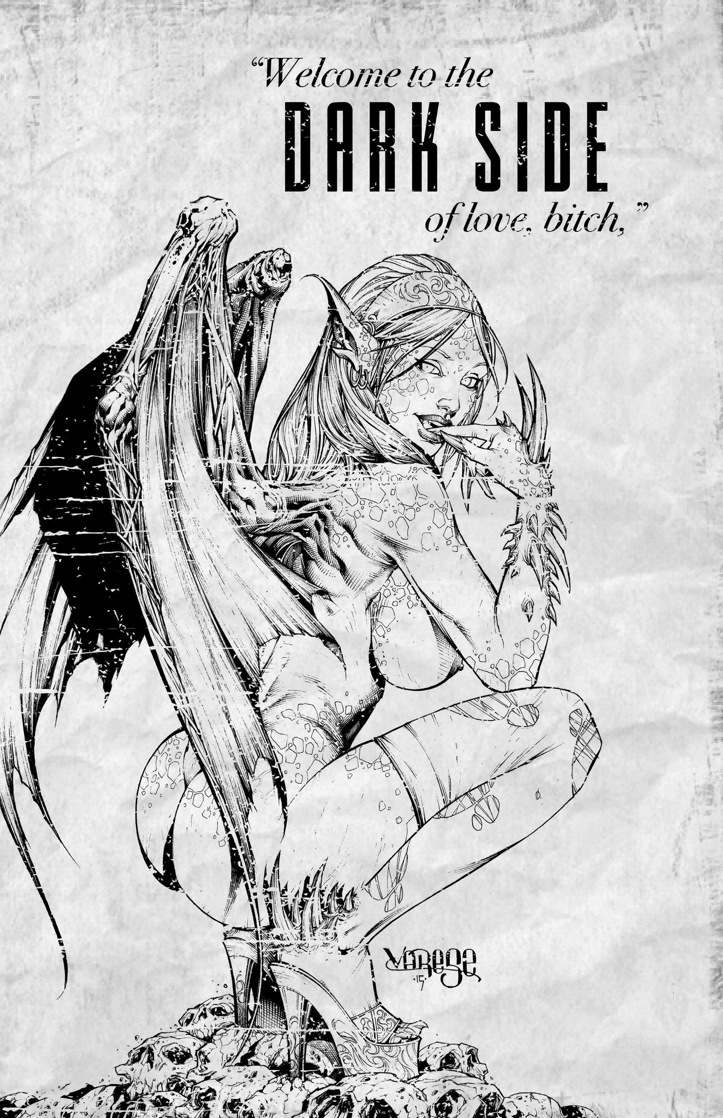 Anti-Valentine's #1 – Digital Download | Jessica Rabbit Dark Pinup Art & Erotic Stories
