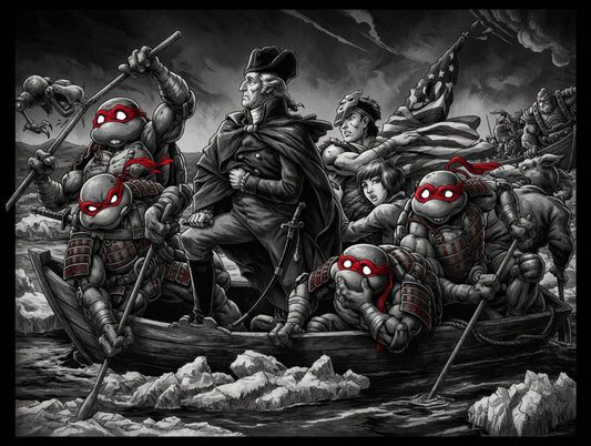 Turtles & George Pack – Digital Download | TMNT 1776 Recolor Variants Collection