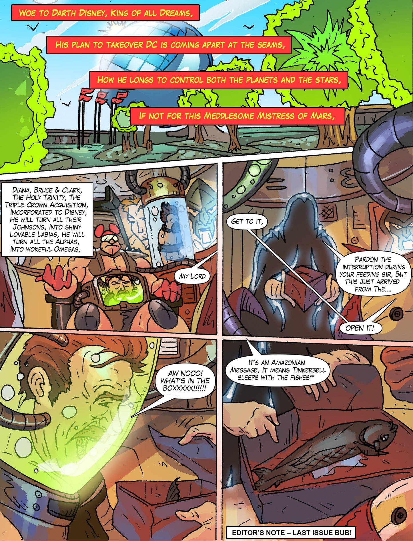 Zeldara: The Mistress of Mars #6 – Digital Download | Darth Disney Rises & Budd Root Mars Attacks Tribute Mature Full-Color Comic