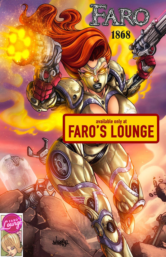 Faro: 1868 – Digital Download | Steampunk Jessica Rabbit Mature Full-Color Alt-History Graphic Novel